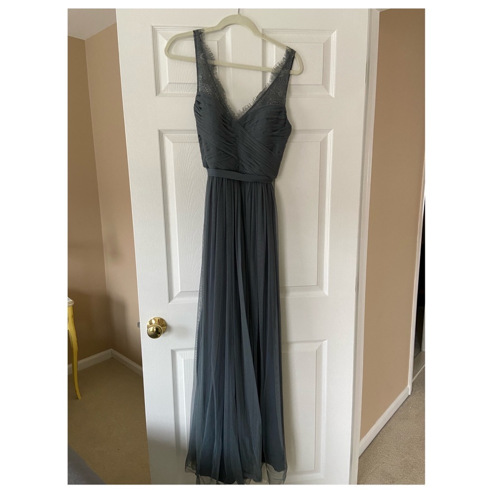 Bhldn Fleur Pewter Dress